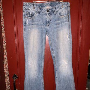 Silver Aiko Boot Coat Jeans